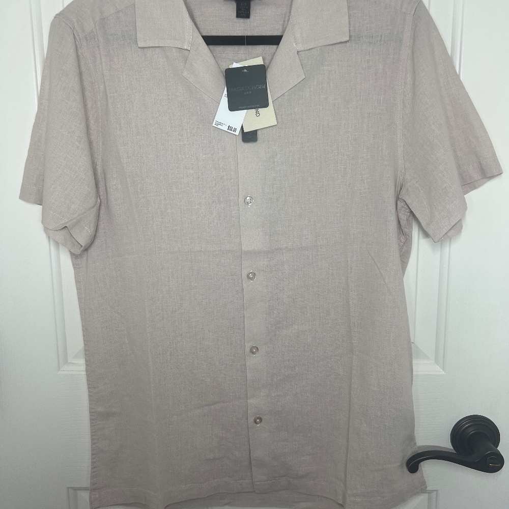 Magaschoni Man Linen Blend Shirt